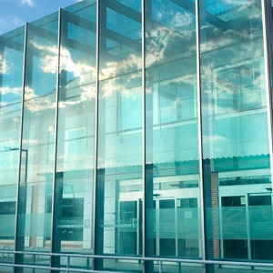 Rostfritt stål 4-vägs glasspindelmontering Glasgardinvägg