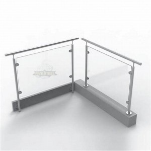 ກະດານຮົ້ວແກ້ວ Laminated ສໍາລັບສະລອຍນ້ໍາ Frameless Glass Handrail