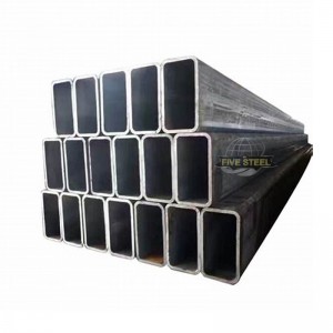 Fàbrica de tubs d'acer rectangulars laminats en calent Tub de ferro quadrat d'alta qualitat