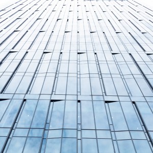 Panneaux de façade de haute qualité, mur de fenêtre, mur-rideau unitisé en verre à double isolation