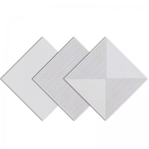 Ognioodporne, odporne na wilgoć zintegrowane aluminiowe panele dekoracyjne Kwadratowy metalowy sufit podwieszany
