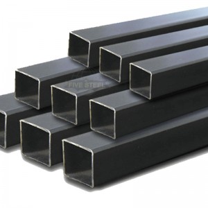 검은색 직사각형 파이프 냉간 압연 용접 정사각형 직사각형 강관 튜브 중공 섹션