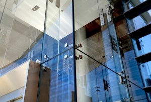 Système de mur-rideau en verre Spider, point de vitrage structurel, fixation soutenue, corde de Suspension, façade boulonnée