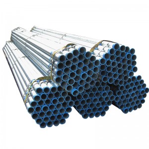 Tubo de acero estructural galvanizado ASTM A53 de fábrica de China