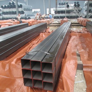 الموردين EN10219 أنبوب فولاذي مربع أسود للبناء