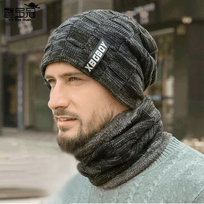 Topi wol hangat musim dingin pria khusus