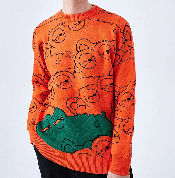 Customized men's sweater