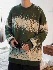 남성용 양모 스웨터 공장 맞춤화