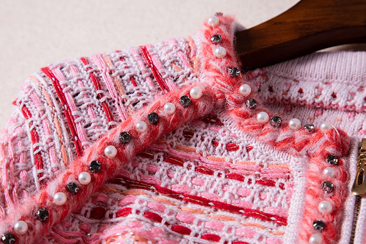 Женский вязаный свитер на заказ с ароматными рукавами-буфами-3