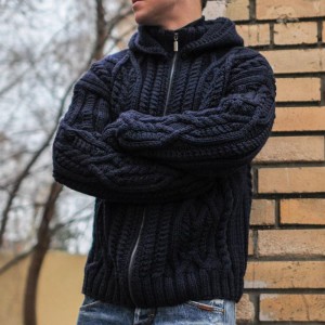 Vzory pletení svetrů pro muže.