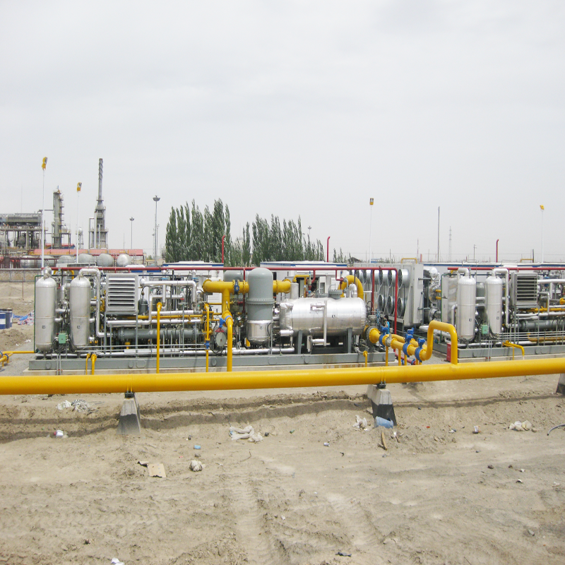 Процесс извлечения легких углеводородов из попутного газа нефтяных месторождений (1)