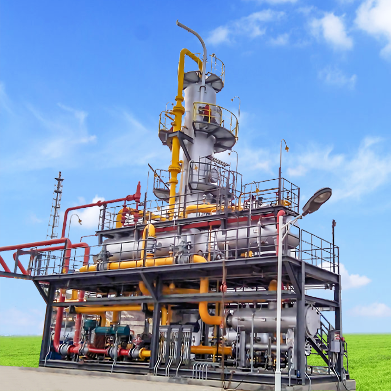 Unit dehidrasi TEG 7MMSCFD untuk pengolahan gas alam dan pembuangan air