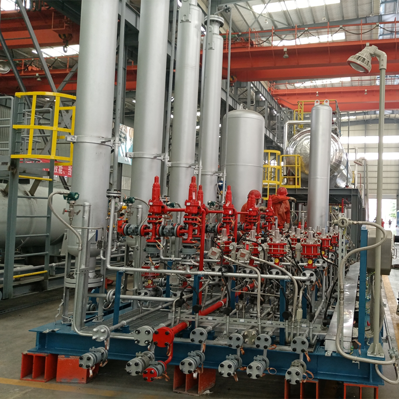 Aardgas-waterstofproductie-installatie
