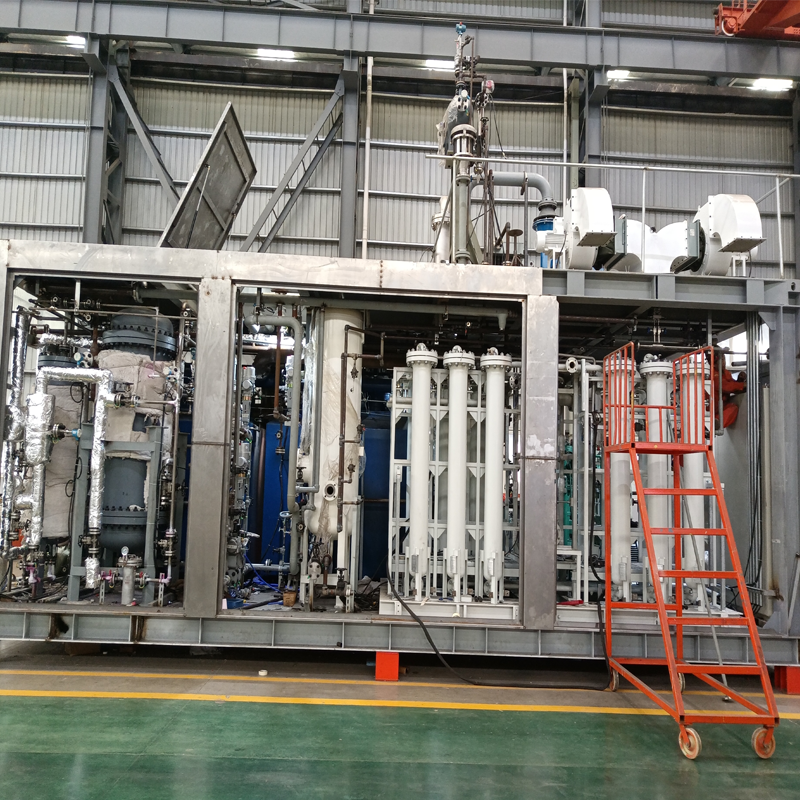 Индивидуальная установка для производства водорода из природного газа мощностью 500 кг.