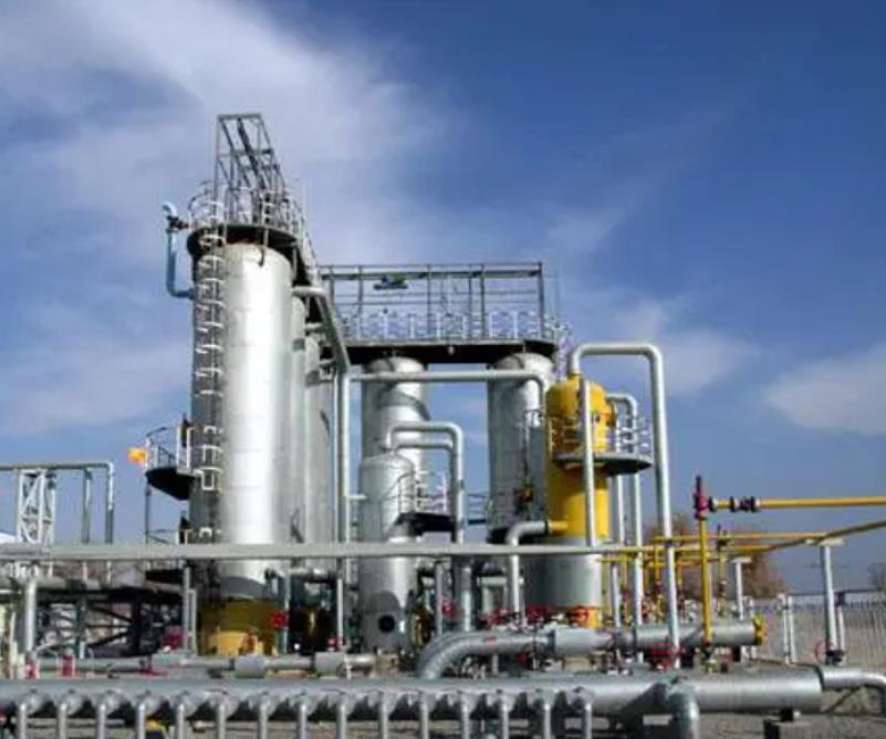 Natural gas decarbonization plant process description