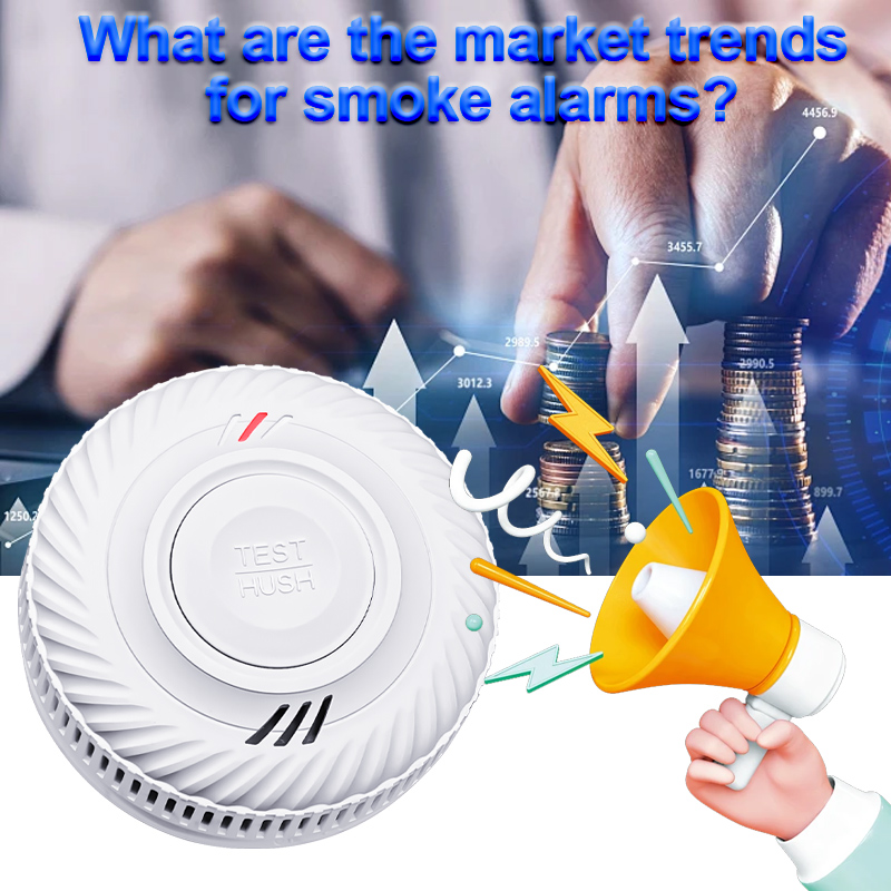 What are the market trends for smoke alarms?