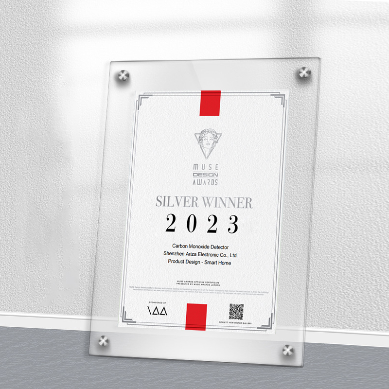 Our Carbon Monoxide Alarm Won The 2023 Muse International Creative Silver Award3gt