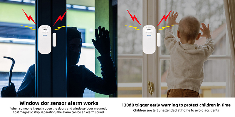 Deurvenster-alarms is effektief om indringers uit te hou, Baba gaan self uit.jpg