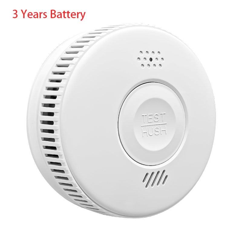Store Home Security Protection 3 Years Batterise Wireless Photoelectric Fire Alarm System Detector Sensor Standalone Smart Smoke Alarm