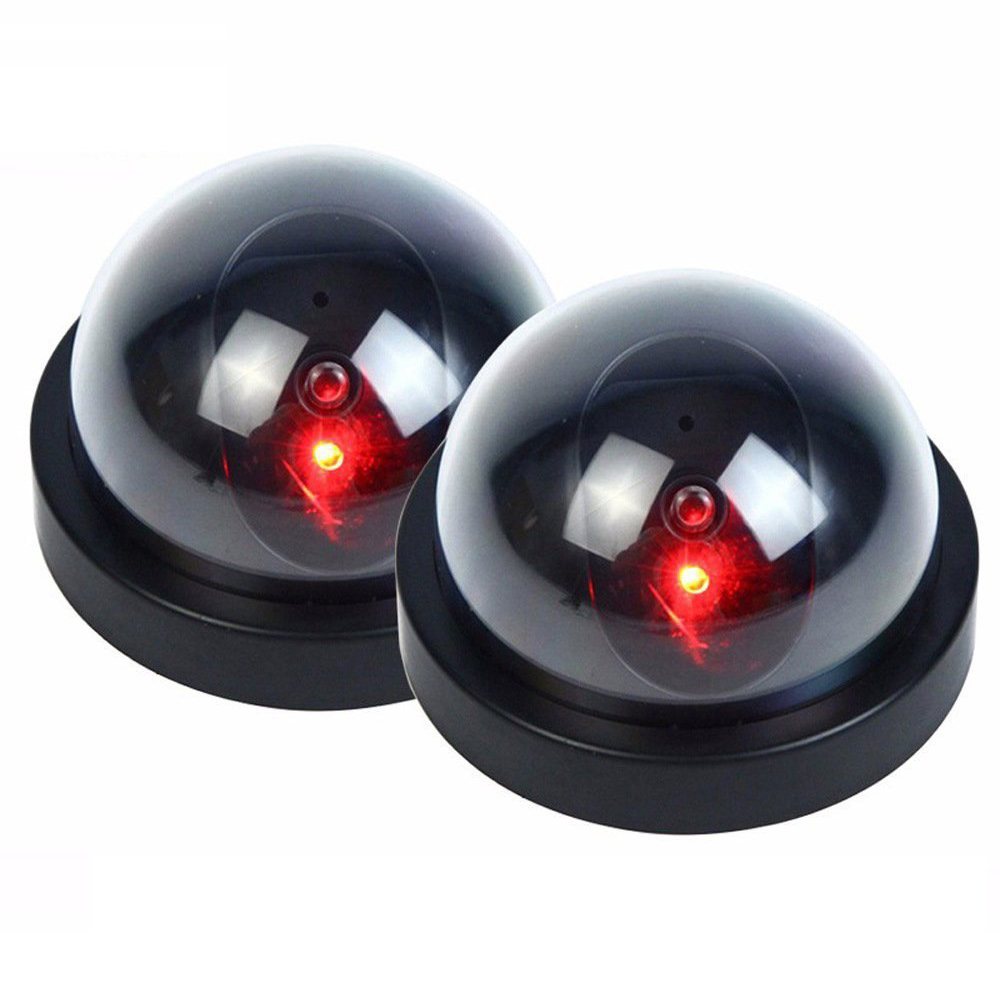Überwachungskamera-Dummy-Dome-Kamera mit blinkender roter LED