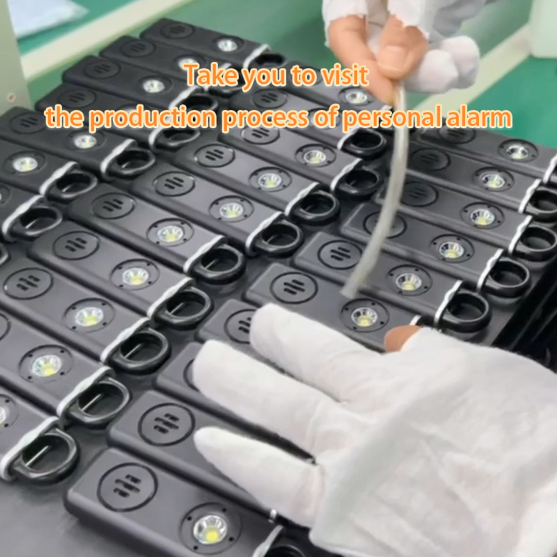 Take you to visit the production process of personal alarm