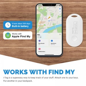 Private Label Originals Kuzatuv Qurilmalar Kalitlari Mfi Localizador Itag Smart Air Tag Gps Tracker Airtag Apple Find My