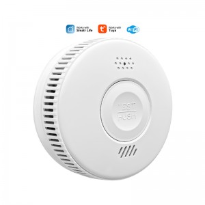 85Db Photoelectric Fire Smoke Leak Alarm En14604 Tuv Certificate Wireless Tuya Wifi Smart Smoke Detector