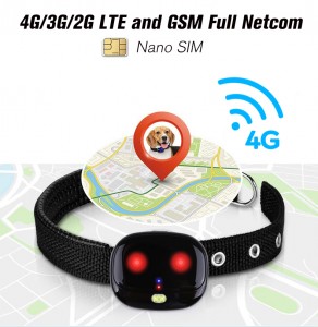 Waterproof Pet Tracker Locator Two-way Alarm Object Finder Black Technology Intelligent Products Mini Chip GPS Tracker Unlimited Range