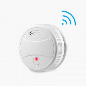 Detektor Alarm Asap Fotolistrik Sistem Alarm Kebakaran Nirkabel Pintar Wifi Alarm Asap Sensor Alarm Kebakaran Sensortif Tinggi untuk Keamanan Rumah