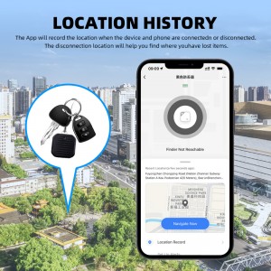 Konci Dompét piaraan Tas TUYA Smart Tracker Key Chain Anti Lost Alarm Keychain Alat Nyukcruk Whistle GPS Key Finder Locator Jeung Live Location