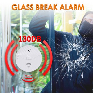 TUYA 130DB Vibration porte fenêtre alarme système de sécurité à la maison sans fil intelligent Protection anti-effraction alerte carillon de porte de sécurité pour magasin maison