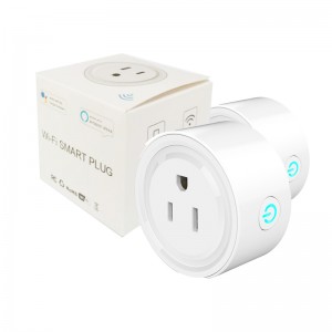 ʻO US Pop Tuya Smart Life Amazon Alexa Google 10A Zigbee Outlet Wall Power Switch a hoʻopili i ka WiFi Wireless Smart Plug Socket