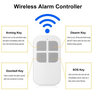130 db Home Anti Theft Security System Wireless Burglar Window Door Magnetic Sensor Alarm Home Alarm System With Remote Control