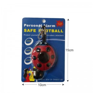 Alarma de seguretat d'autodefensa d'emergència Ladybird de 130 Db. Bonica alarma personal Safesound. Clauer de seguretat amb so amb llum.