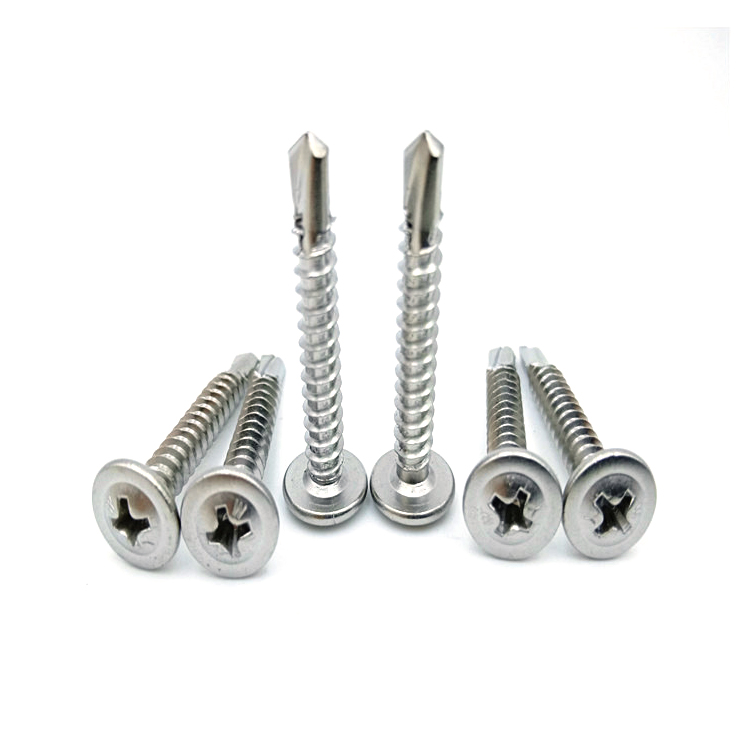 New Fashion Design for Manufactory Wholesale DIN7504 Stainless Steel Hex Washer Head Self Drilling Screw