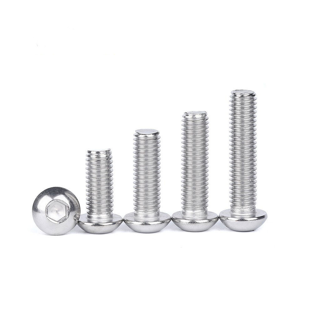 Stainless steel hexagon socket head round bolt suppliers with cheap price