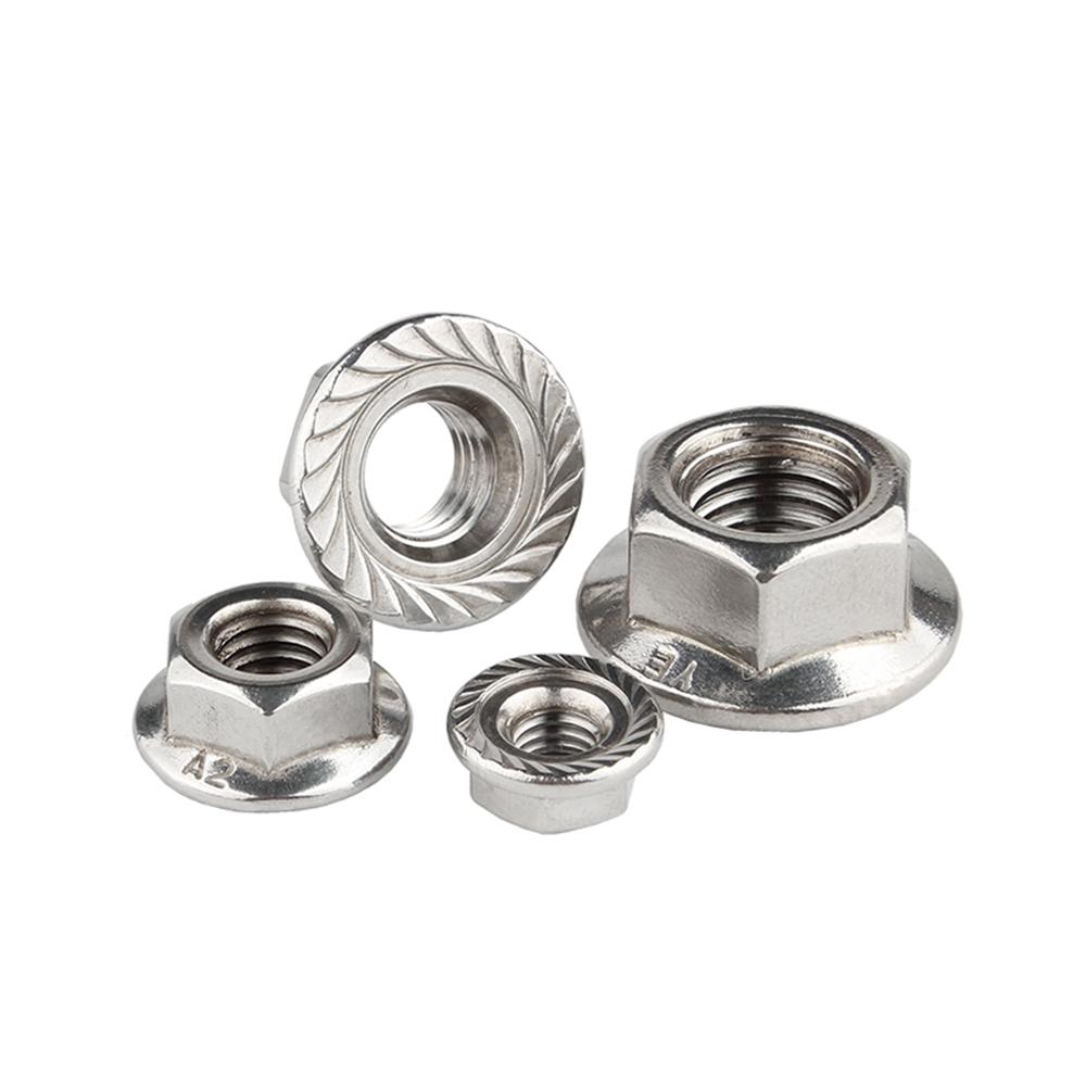 Low price for Stainless Steel Hex Flange Nuts