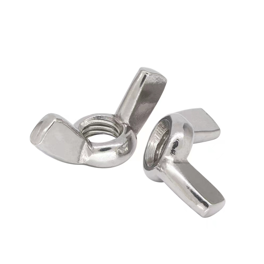 China Cheap price DIN315 M4 Stainless Steel 304 / 316 Wing / Butterfly Nut