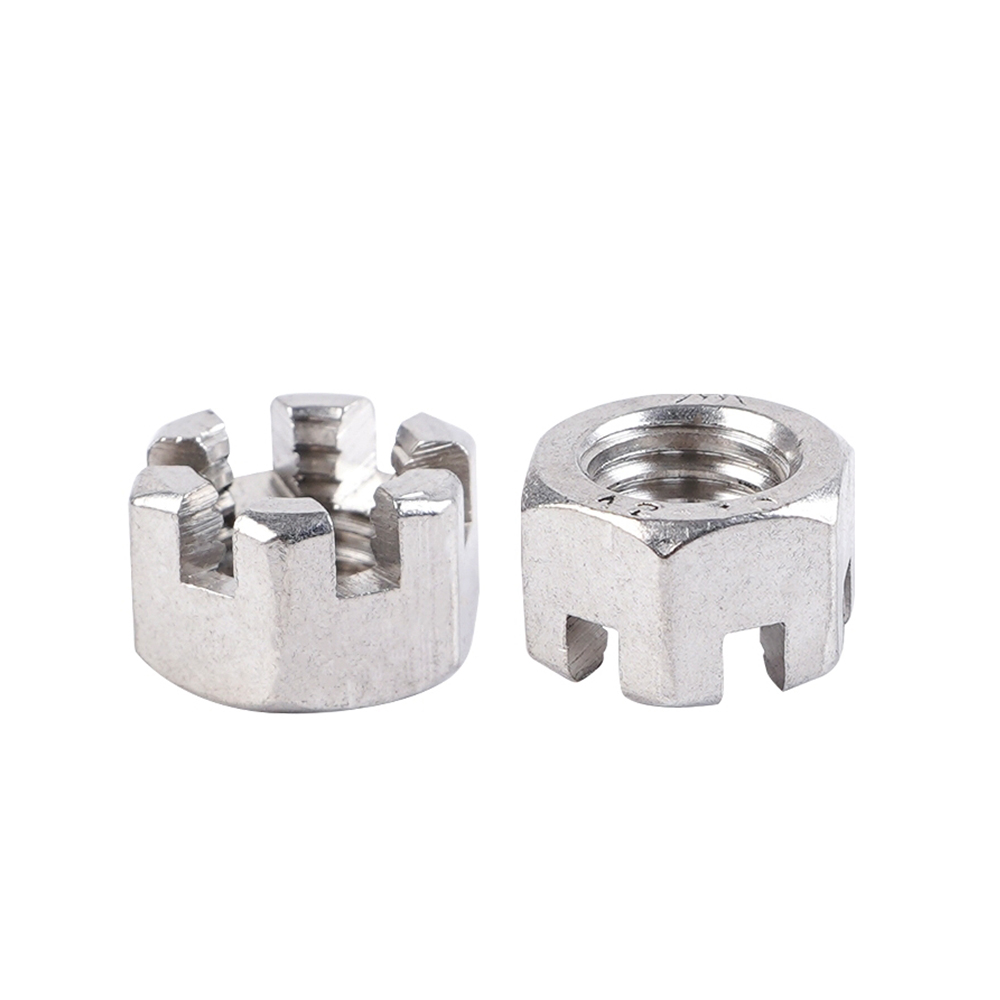 Professional Factory for Stainless Steel SS304 Stainless Steel slotted Nut
