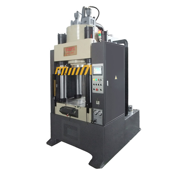 Hydraulic fine blanking press for track chain making