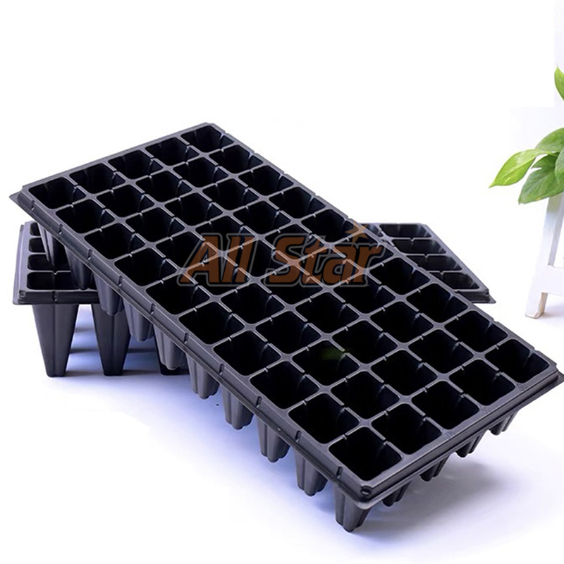 Moldes de plástico para bandeja de vivero de siembra de hierba de vivero de plantas