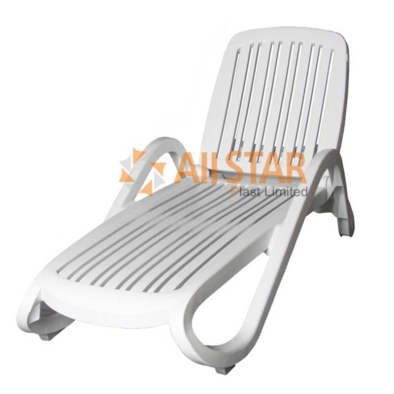 Plastikinė paplūdimio poilsio kėdės forma