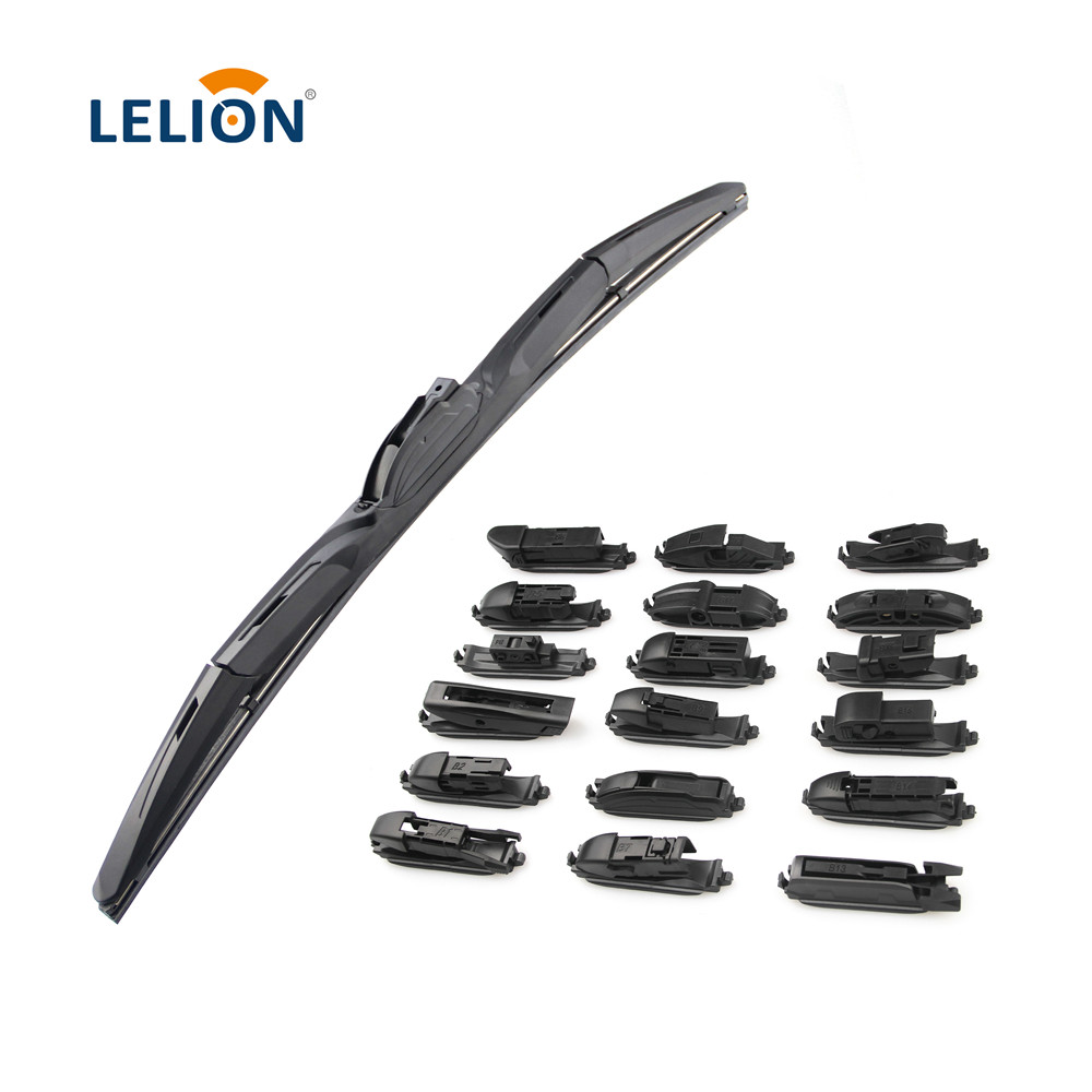 LELION Multi-functional Hybrid flat Wiper Blade with 19 adapters for 99% vehicle