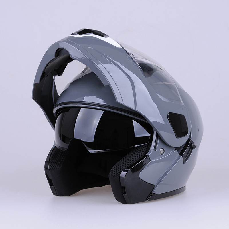 FD-813 NEW Motorcycle Flip Up Helmet With Doubl...