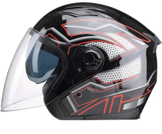  Introducing New Design Safety Motorcycle Open Helmet: Enhanced Protection For Your Ride!