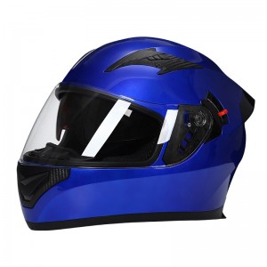 Wholesale Discount Motorcycle Face Full for with Open Evo Blue Double Visor Carbon Fiber Girl Built in Shades Anti Fog Half ECE a Motorcyle Helmet