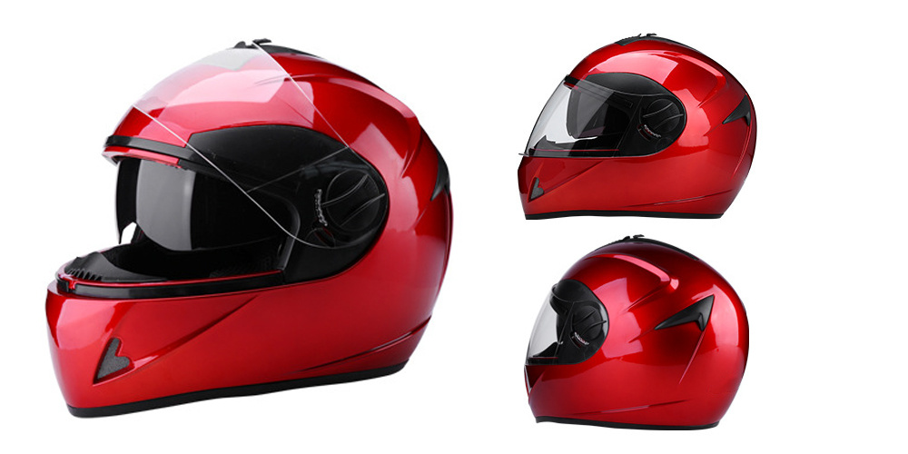2021 China Supplier Wholesale Full Face Motorcycle Dual Visor Helmet