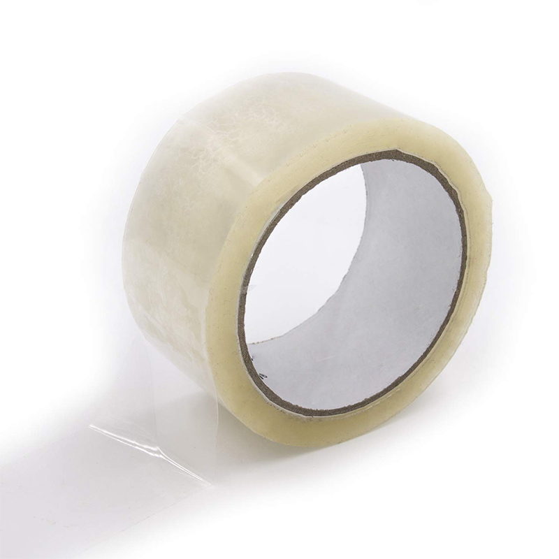 カスタムロゴが印刷された壊れやすい透明な茶色のクラフト梱包テープ