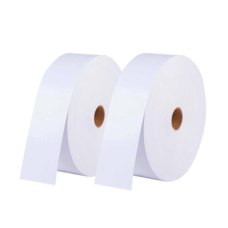 Materiale per stampa di etichette in rotolo Bopp bianco opaco personalizzato