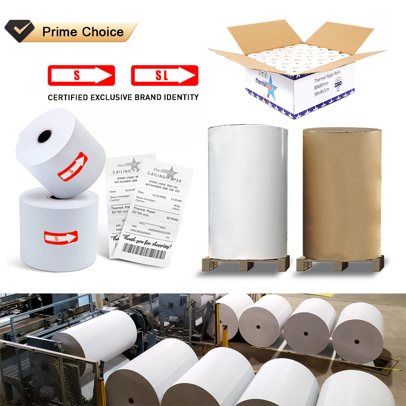 Atm Paper Suppliers Phenol Free Cheap Eftpos Thermal Pos Roll